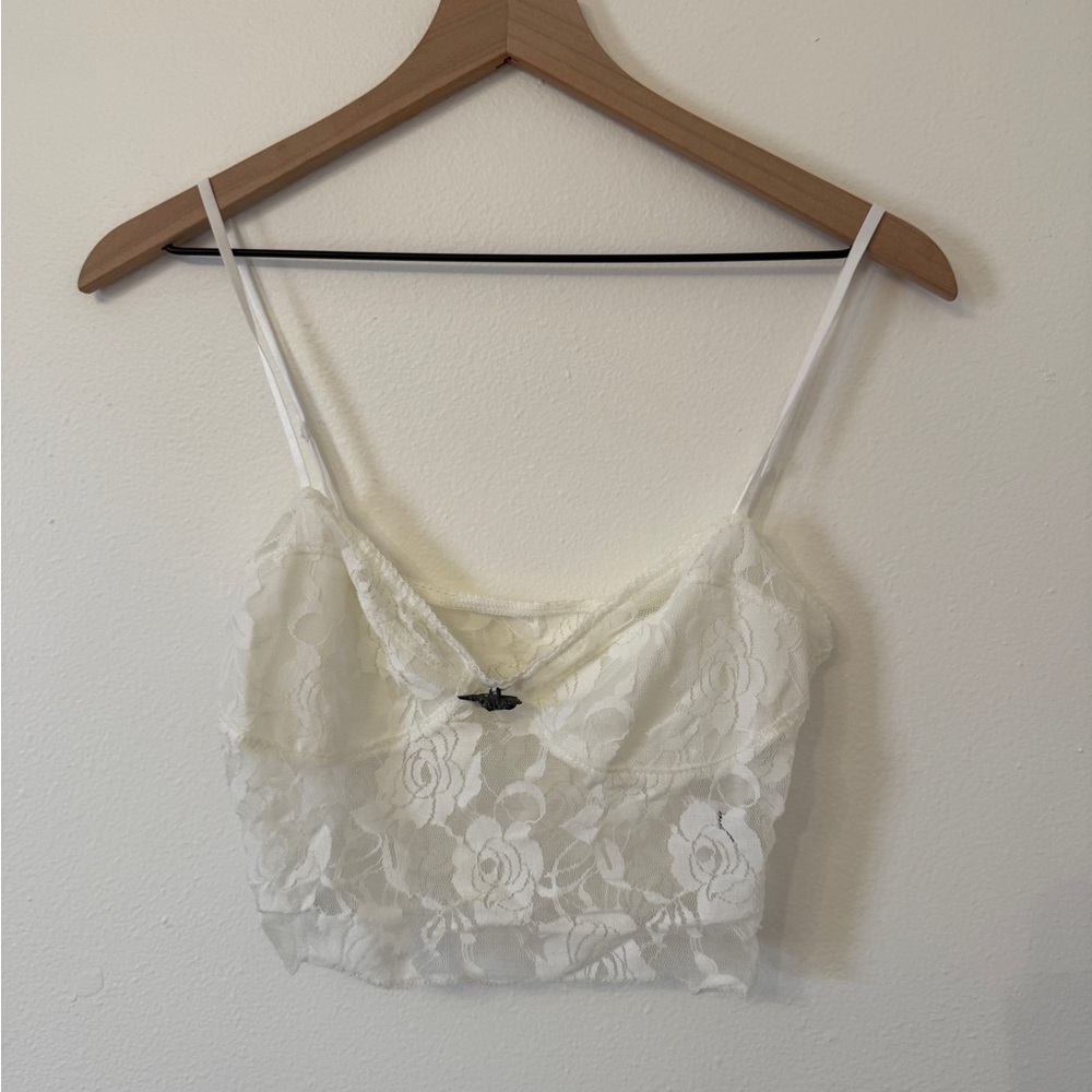 Boys Lie White Lace Camisole